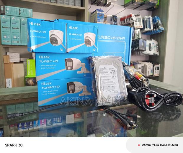 4ch Kit Hilook CCTV Hd Camera 2mp(Full Color) +1tb HDD · Photo 1