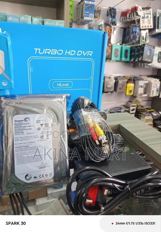 4ch Kit Hilook CCTV Hd Camera 2mp(Full Color) +1tb HDD · Photo 3