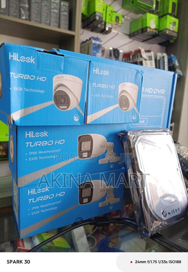 4ch Kit Hilook CCTV Hd Camera 2mp(Full Color) +1tb HDD · Photo 4