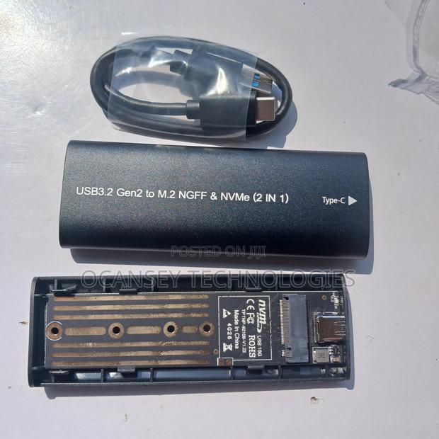 Original USB 3.2 Gen 2 to M.2 NGFF Nvme 2 in 1 SSD Case · Photo 4
