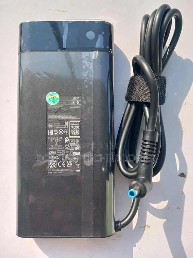 Original HP Blue Pin 200W Adapter / Charger · Photo 1