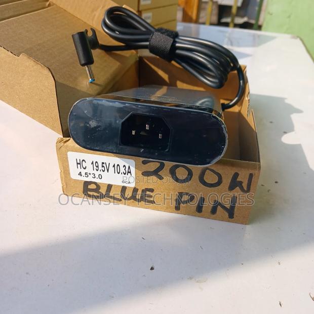 Original HP Blue Pin 200W Adapter / Charger · Photo 4