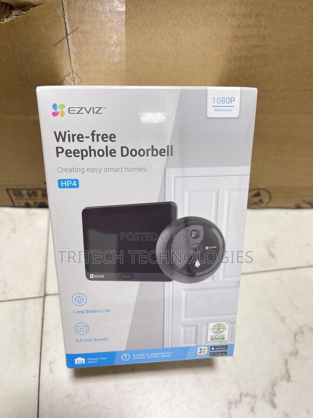 Ezviz Wireless Peephole Video Doorbell Hp4 · Photo 3
