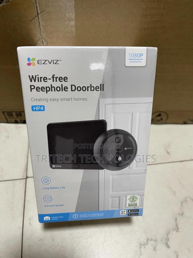 Ezviz Wireless Peephole Video Doorbell Hp4 · Photo 2
