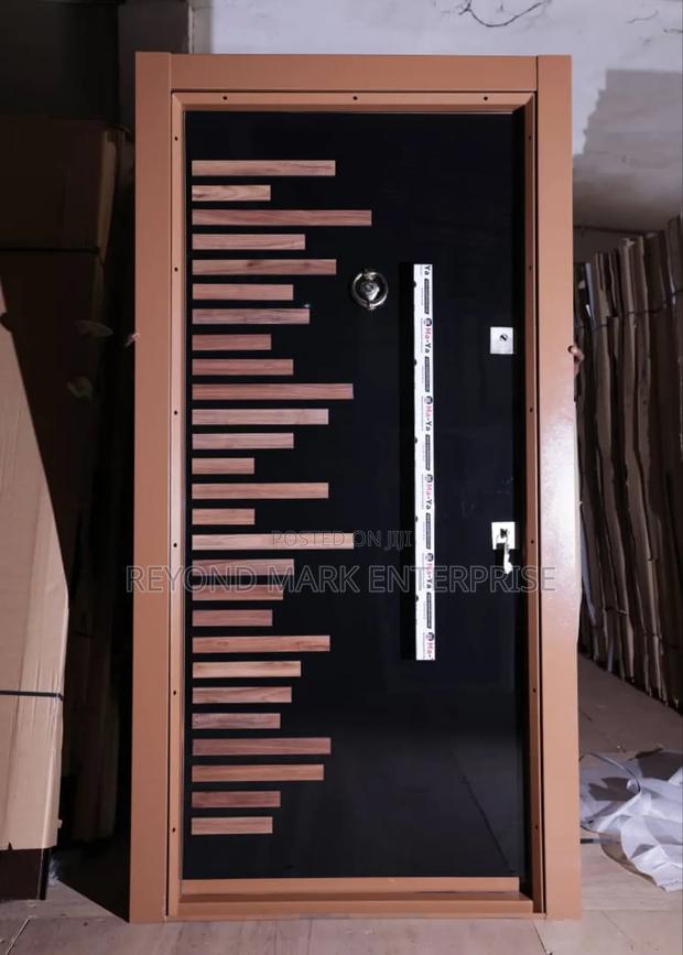 Luxury Single Security Door, Turkey Security Door, PVC · Photo 1