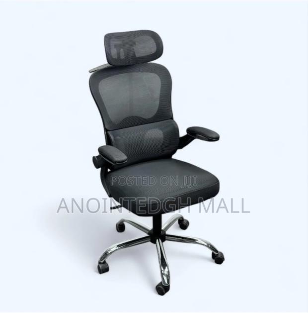 Ergonomic Executive Office Chair - Black · Photo 1