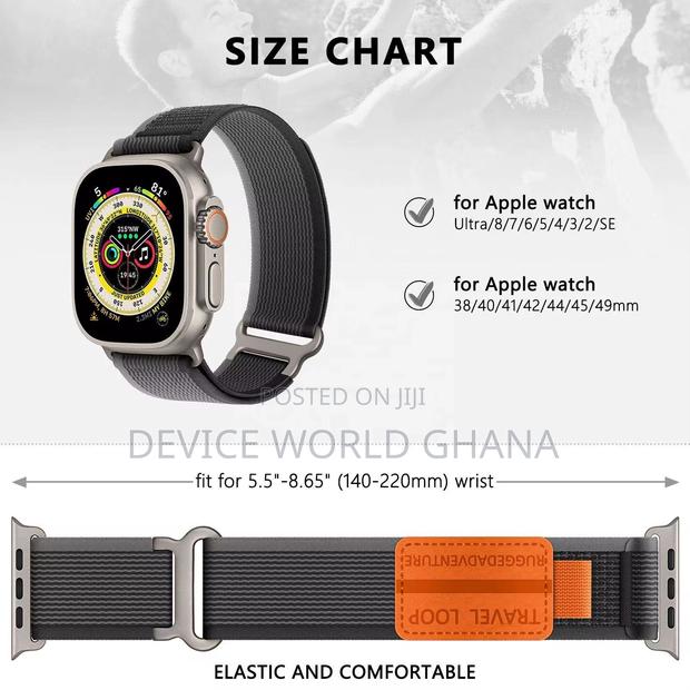Travel Nylon Loop Strap/ Band for Apple Watch Series 1-10 · Photo 5
