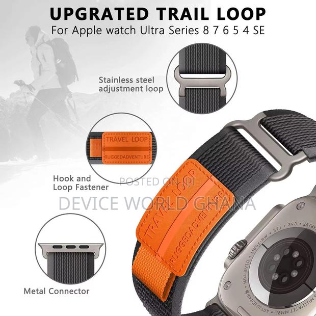 Travel Nylon Loop Strap/ Band for Apple Watch Series 1-10 · Photo 3