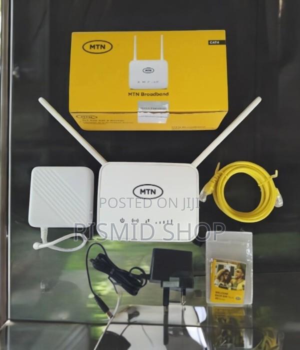 MTN Universal Broadband 4G Router + Backup Battery - White · Photo 1