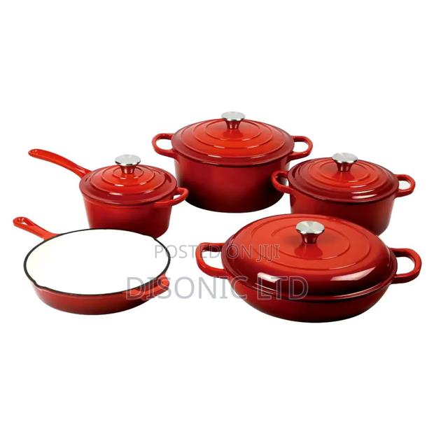 5 Pieces Cast Iron Cookware Set · Photo 1