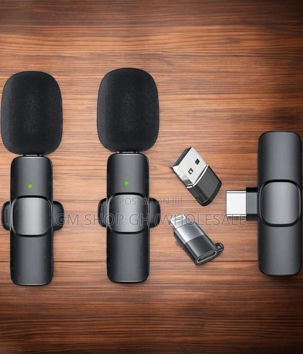 2 in 1 Wireless Microphone for Android and iPhone