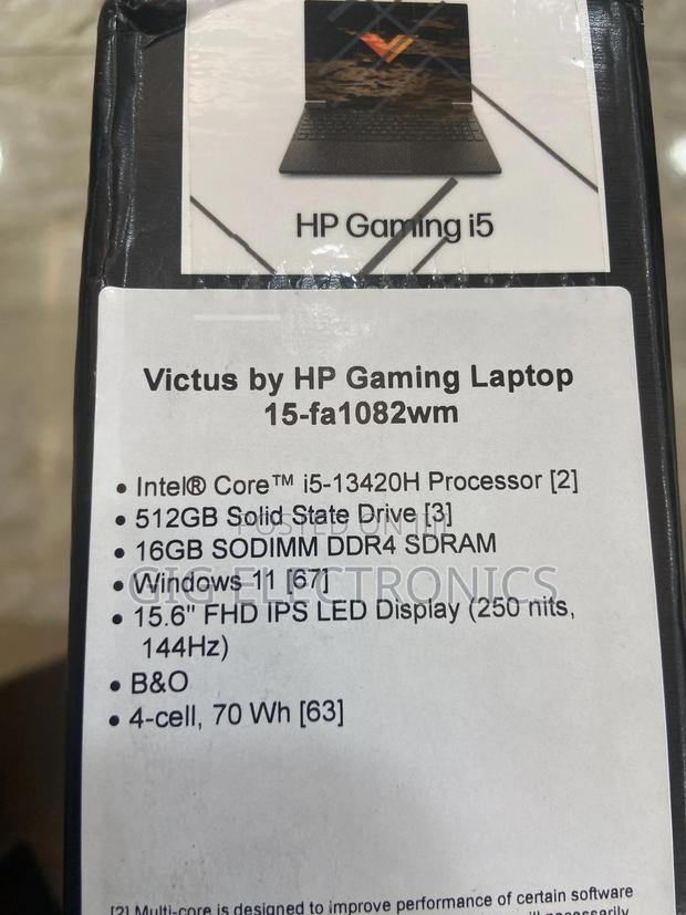 New Laptop HP Victus 15 16GB Intel Core I5 SSD 512GB · Photo 4