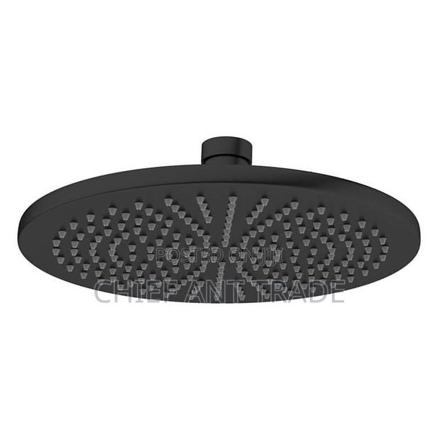 Black Shower Arm / Shower Head. 9" · Photo 3