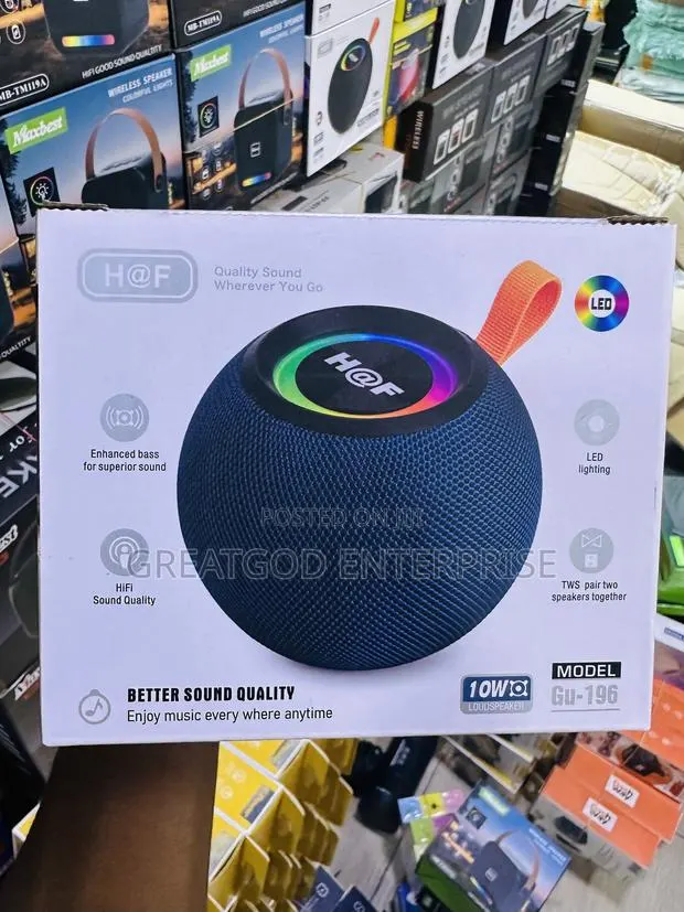 H@F GU-196 Portable Wireless Bluetooth Speaker · Photo 1