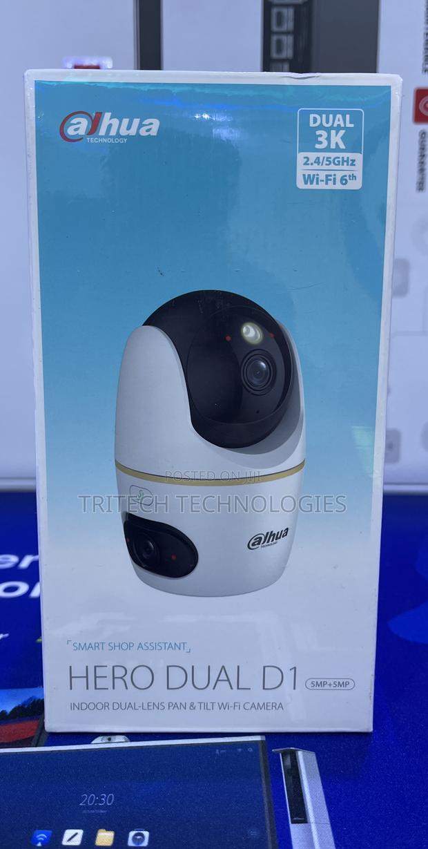 Dahua Wifi Camera 5mp Hero Dual D1 Dual Lens 2way Talk Dh-H5d-5f · Photo 1