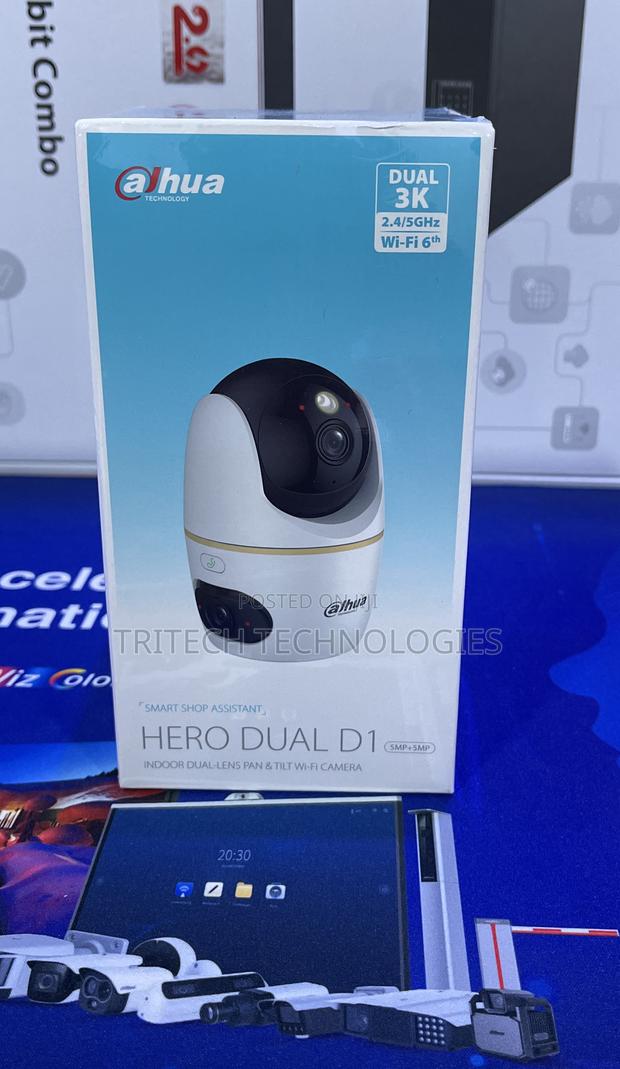 Dahua Wifi Camera 5mp Hero Dual D1 Dual Lens 2way Talk Dh-H5d-5f · Photo 2