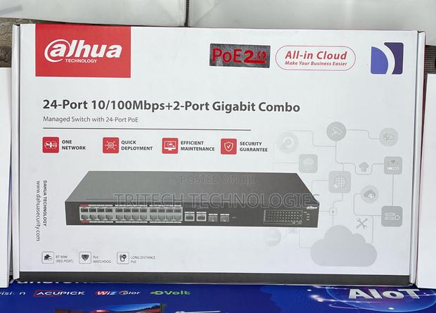 Dahua 24port Poe Cloud Managed Switch DH-CS4226-24ET-375 · Photo 1