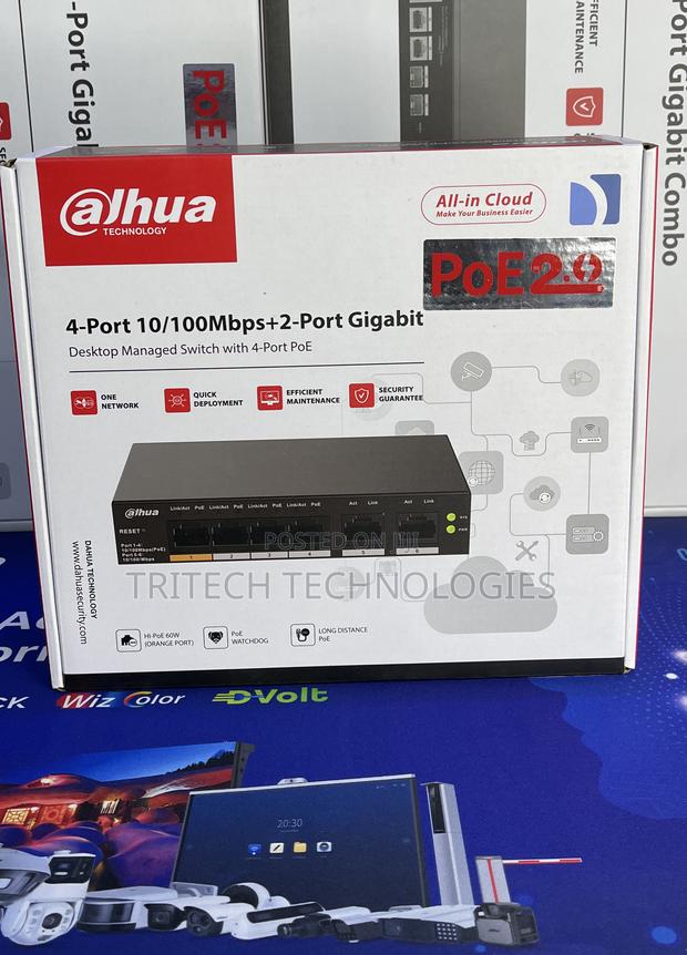 Dahua 4port Poe Managed Desktop Switch Dh-Cs4006-4et-60 · Photo 2