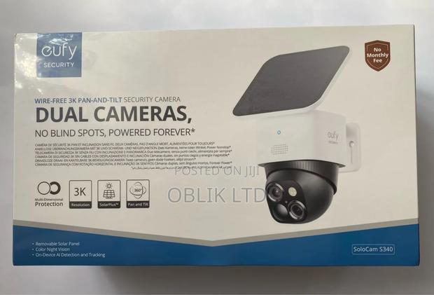 Eufy Solo 360° Solar Powered Outdoor Security Camera - S340 · Photo 1