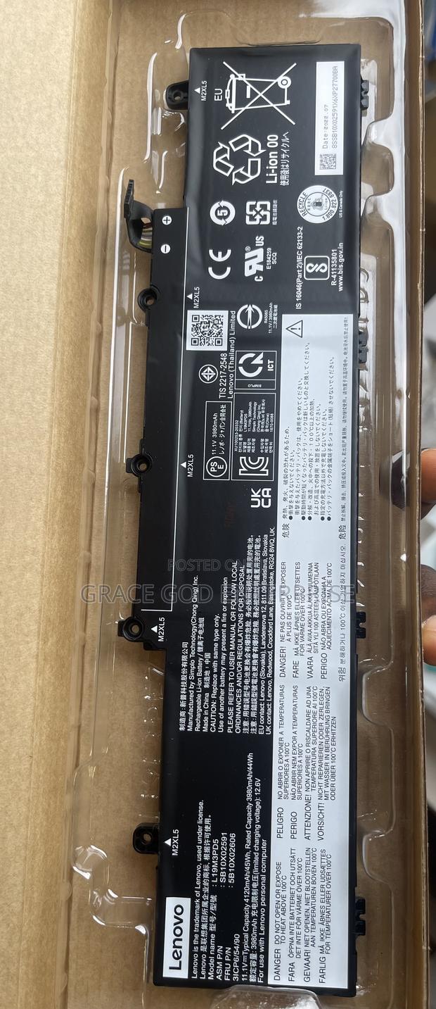 Original Lenovo Battery E14 E15 Gen 2 3 4 L19M3PD5 · Photo 2