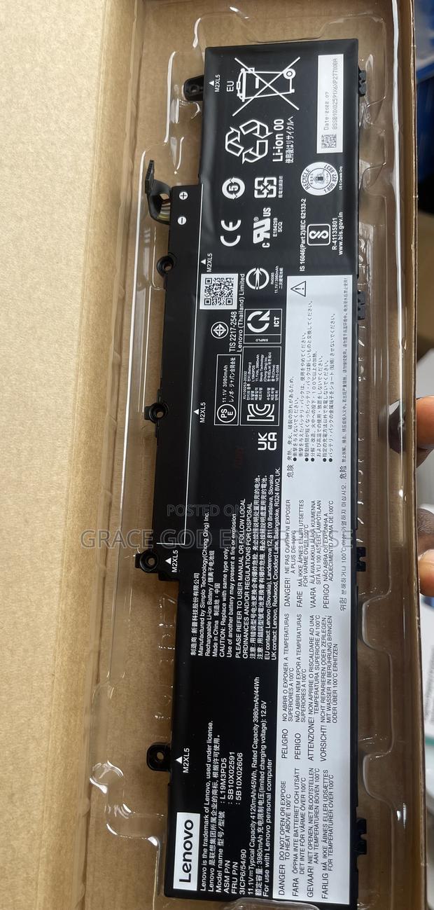 Original Lenovo Battery E14 E15 Gen 2 3 4 L19M3PD5 · Photo 1