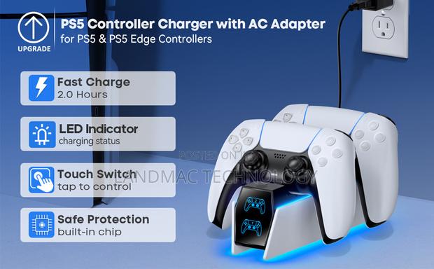 Double Fast Charging Station for Ps5 Controllers · Photo 3