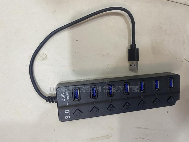 3.0 Usb Hub 7 Ports With Dc 5v Power Jack, LED Induction · Photo 6