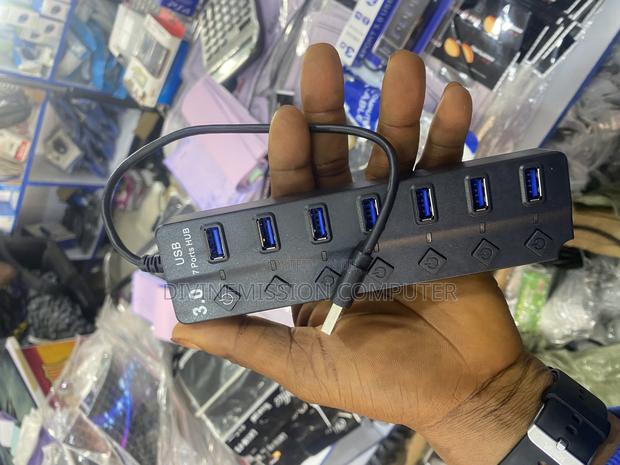 3.0 Usb Hub 7 Ports With Dc 5v Power Jack, LED Induction · Photo 7