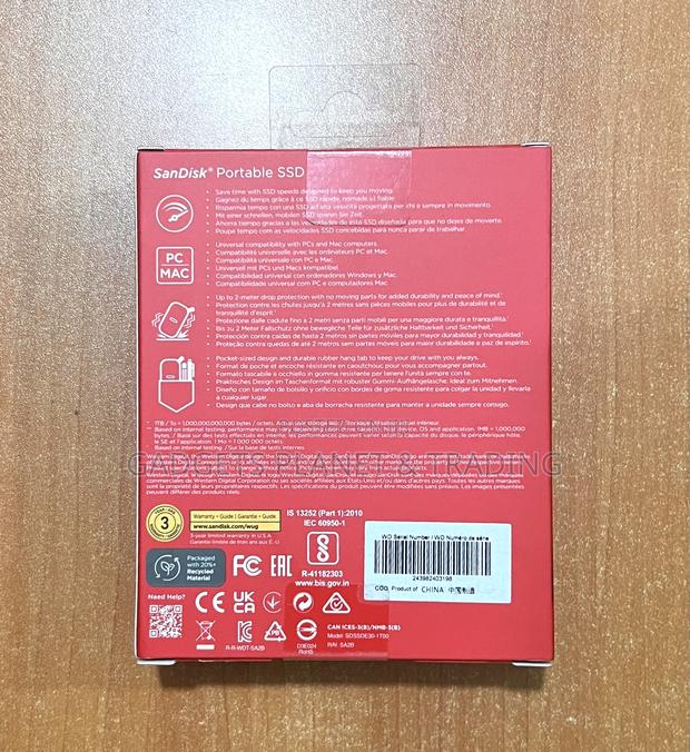 Sandisk Portable Ssd (800mbps) - 1tb · Photo 2