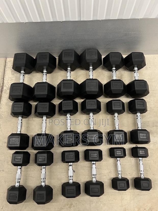 5-25kg Hex Dumbbell Set · Photo 1