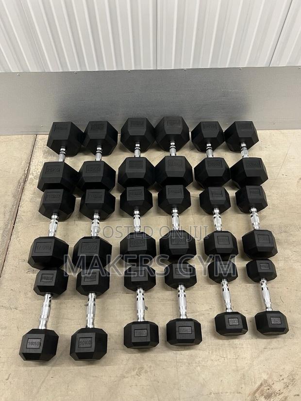 5-25kg Hex Dumbbell Set · Photo 3