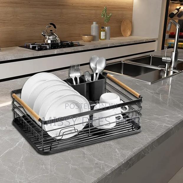 Dish Rack With Wooden Handles · Photo 3