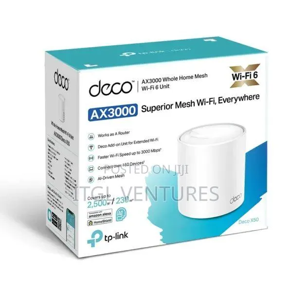 Tp-Link Deco X50 (3-Pack) Ax3000 Whole Home Mesh Wi-Fi 6 System · Photo 1
