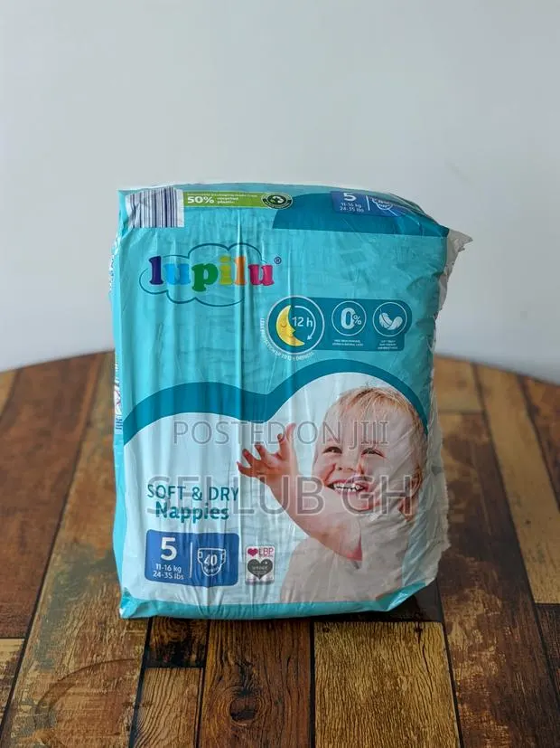 Lupilu Soft Dry Nappies Size 5 - 40 Pack (UK Imported) · Photo 1