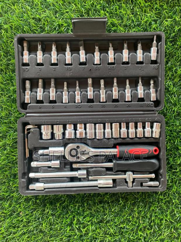 46 Piece Tool Sets, Wrench, Pawl,Socket, Ratchet,Screwdriver · Photo 7