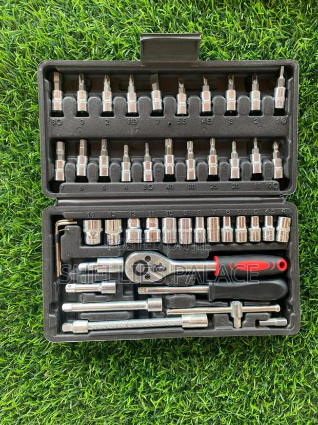 46 Piece Tool Sets, Wrench, Pawl,Socket, Ratchet,Screwdriver · Photo 8