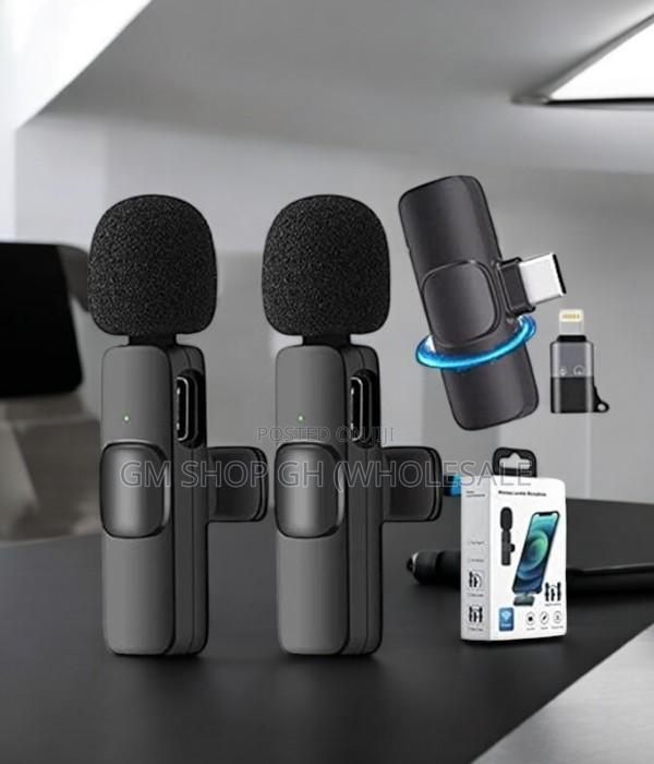 2 in 1 Wireless Microphone for Android and iPhone