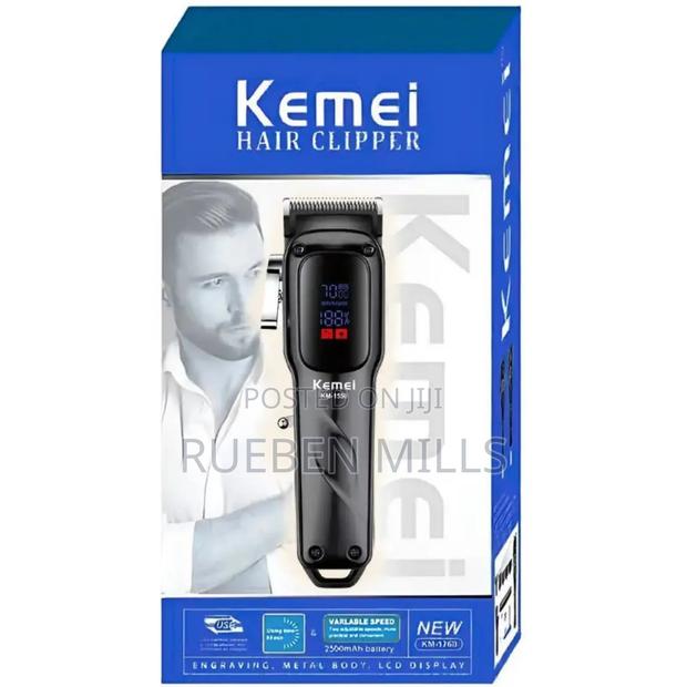 Low Noise Kemei KM 1550 Hair Clipper Barbering Machine - Men · Photo 2