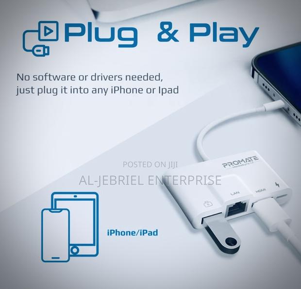 4-in-1 Promate MEDIASYNC Full-Hd Lighting Connector Hub · Photo 2