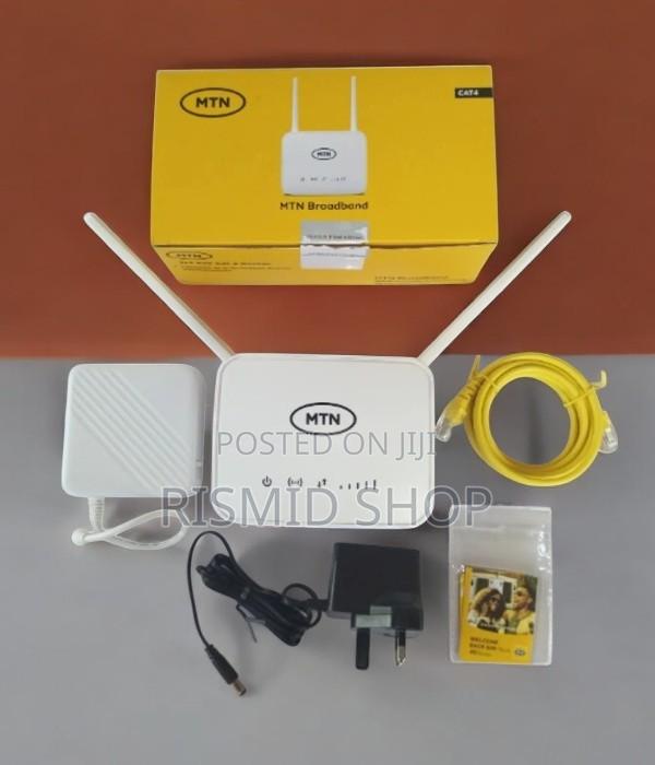 MTN Universal Broadband 4G Router + Backup Battery - White · Photo 1