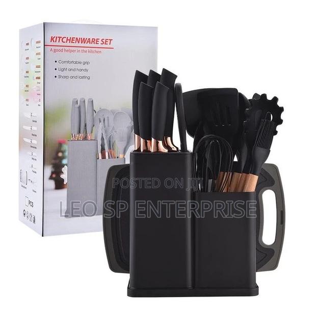 19pcs Silicon Kitchen Tool Sets for Non Stick Cookware Sets. · Photo 4