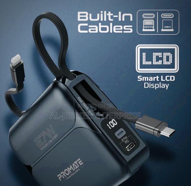 20000mah Promate 27w PD POWERPACK-20PRO USB-C Powerbank · Photo 4