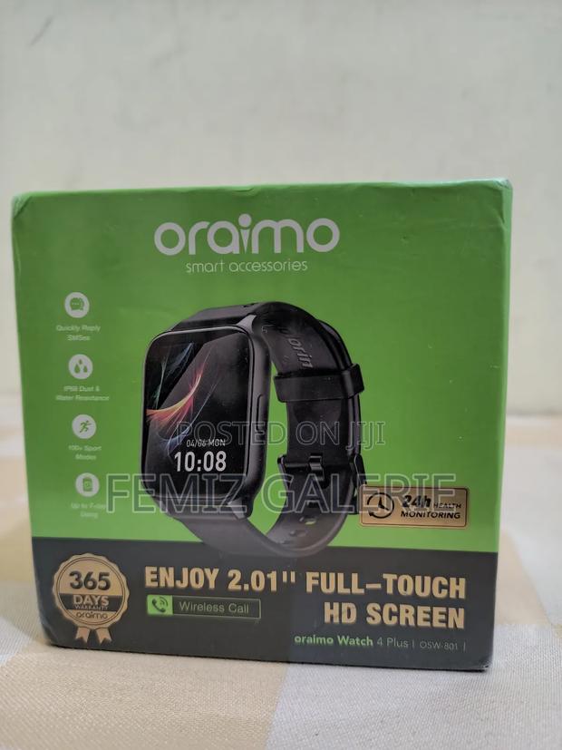 Oraimo Smart Watch 4 Plus 2.01" Hd Display · Photo 1