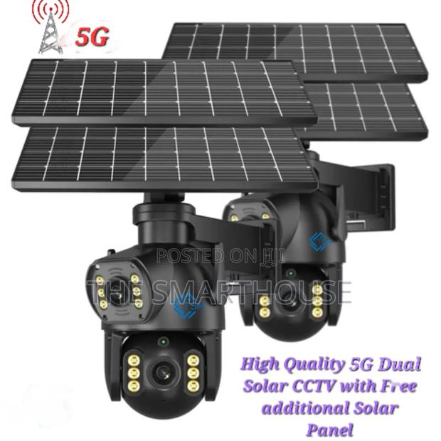Smart 5g Solar Dual CCTV Camera (Support All Sim Card) · Photo 1