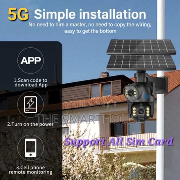 Smart 5g Solar Dual CCTV Camera (Support All Sim Card) · Photo 4