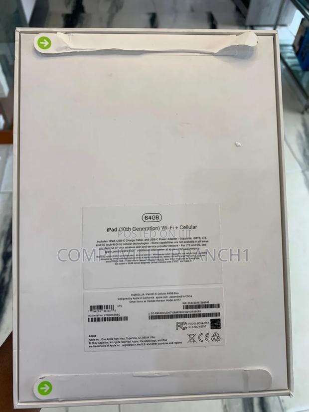 New Apple iPad (2022) 64 GB Silver · Photo 2