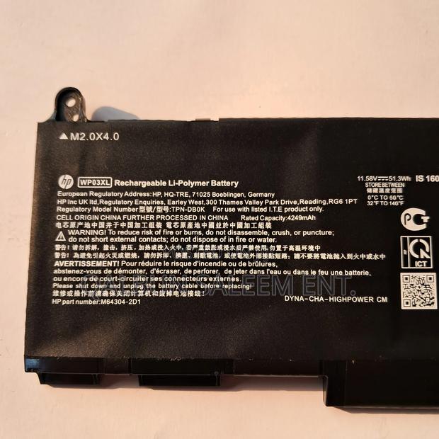 HP Wp03xl Elitebook 830 840 845 865 G9 G10 X360 1040 G9 G10 · Photo 2