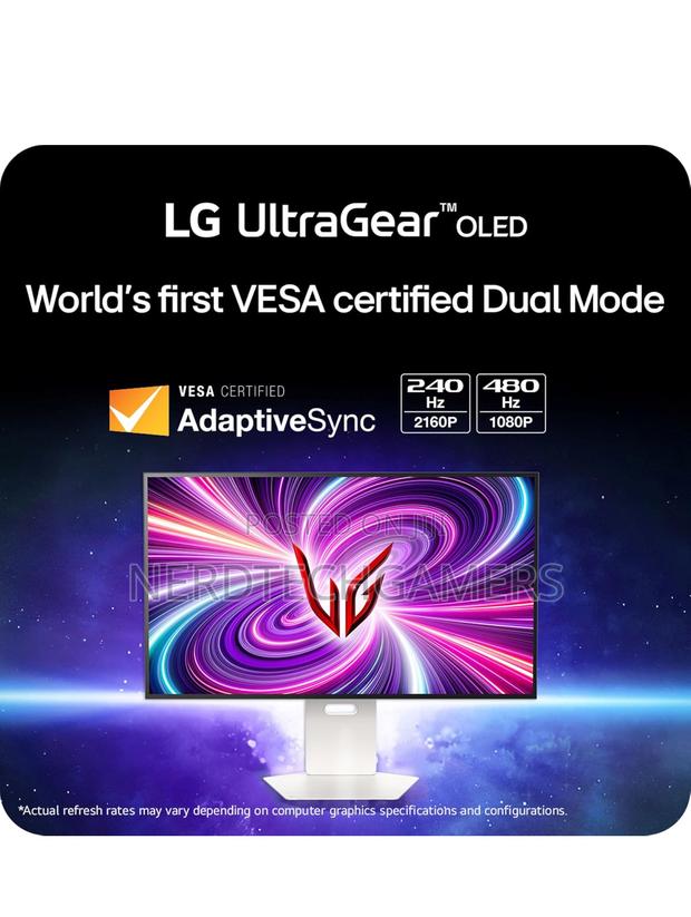 LG 32gs95ue 32-Inch Ultragear Oled Gaming Monitor · Photo 5