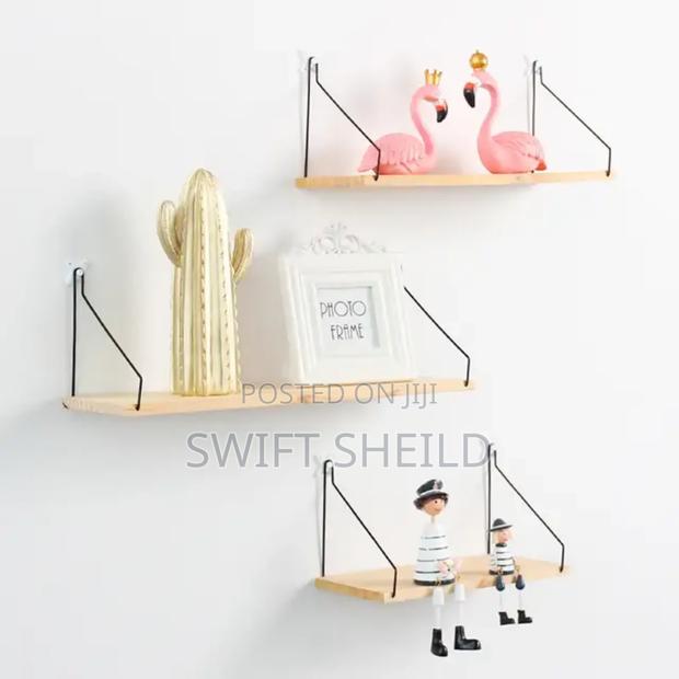 3 Set Wooden Floating Shelves (No Drilling Easy to Fix) · Photo 1