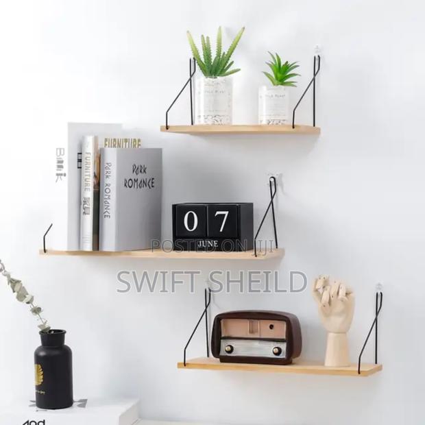 3 Set Wooden Floating Shelves (No Drilling Easy to Fix) · Photo 2